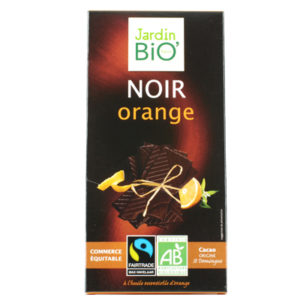 Черный шоколад с апельсином JardinBio 100 g