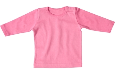 Living Crafts Pink Long Sleeved Cotton Baby Shirt