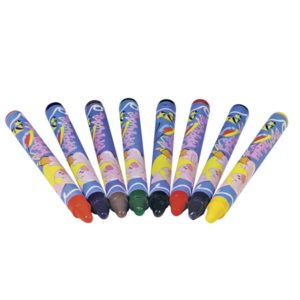 Восковые карандаши для рисования по текстилю GOKI 8 цветов
