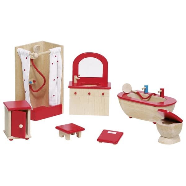 Мебель для кукольной ванной комнаты GOKI