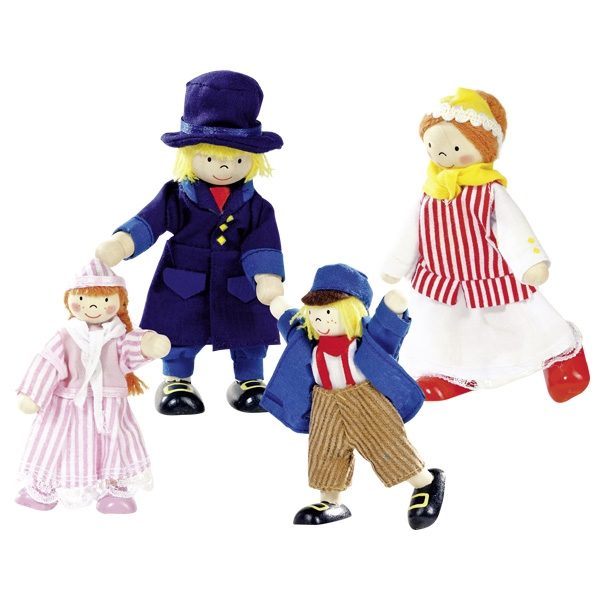 Кукольный набор Английская семья GOKI