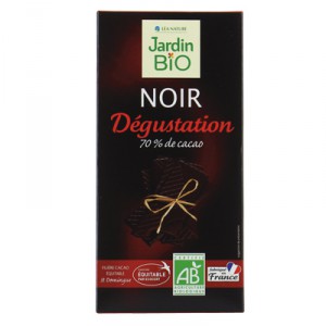 Черный шоколад JardinBio 70% 100g