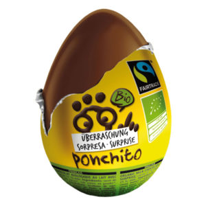 Шоколадное яйцо с сюрпризом Ponchito 20g