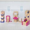 Мебель для кукольной ванной комнаты, 22 предмета GOKI