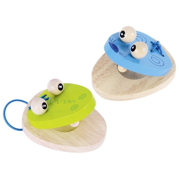 GOKI Castanets Mouse and Crocodile 1pc