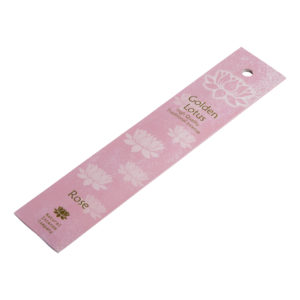 Golden Lotus Rose Incense Sticks 10pcs