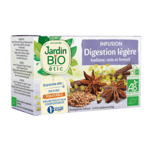 Чай, способствующий пищеварению, JardinBio 20 x 1,5g