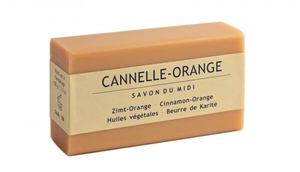 Мыло с маслом ши корица/апельсин Savon du Midi 100g